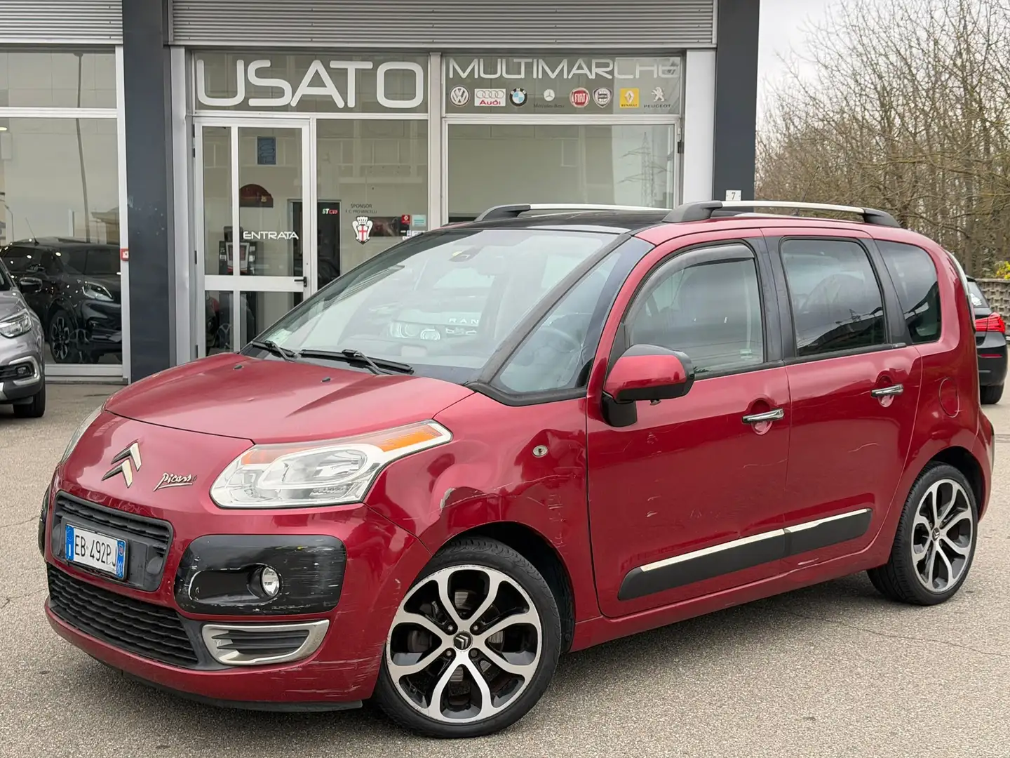 Citroen C3 Picasso 1.6 hdi 16v Exclusive Style 110cv fap Rosso - 1