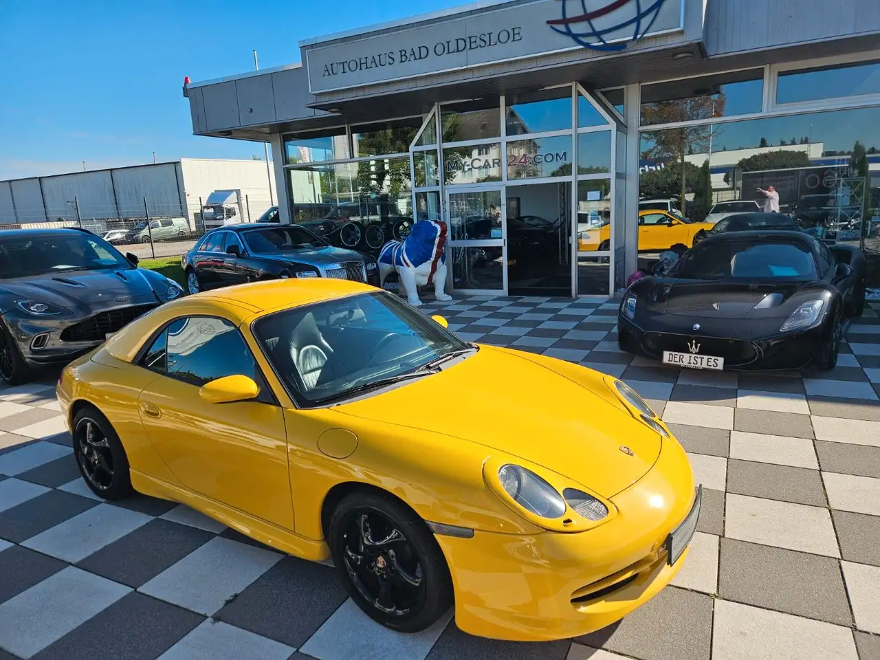 Porsche 996 Cabrio *Raffleder*Deutsches Fzg+Speedgelb, foto 9