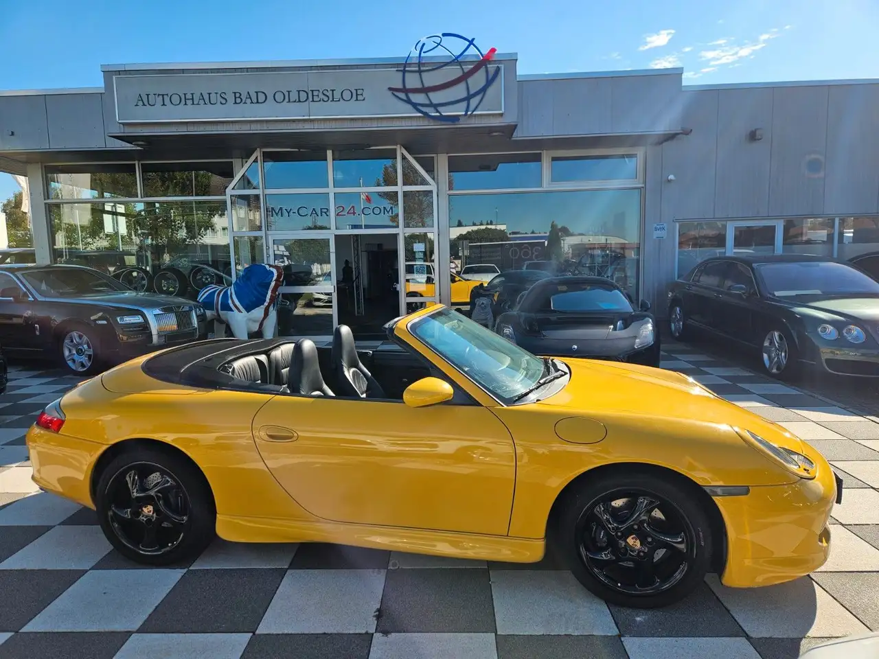 Porsche 996 Cabrio *Raffleder*Deutsches Fzg+Speedgelb, foto 1