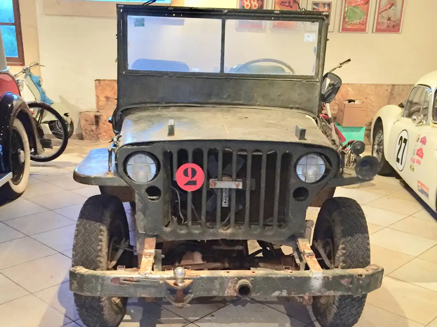Jeep Willys CJ2A Grigio - 2