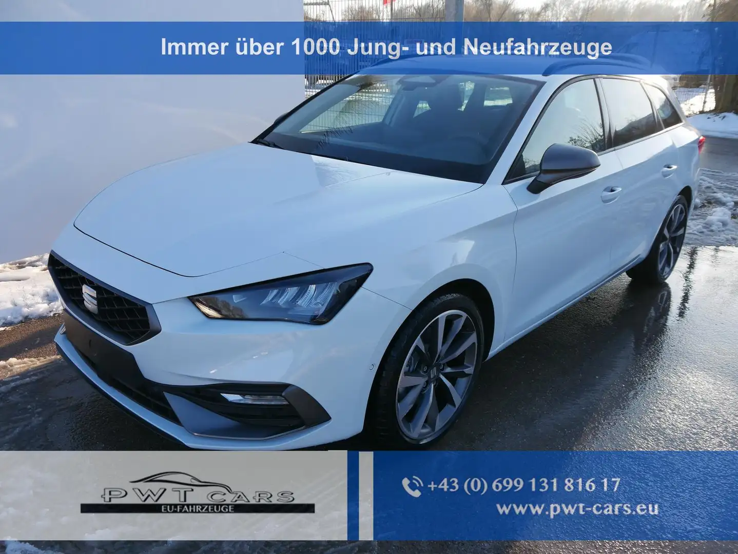 SEAT Leon Sportstourer FR 1.5 eTSI Kombi DSG*AHK-SCHWENKB... Weiß - 1