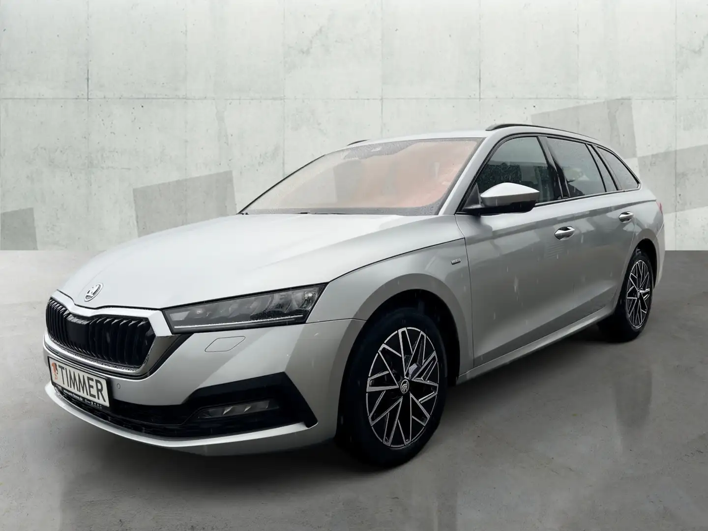 Skoda Octavia Combi 2.0 TDI DSG CLEVER *AHK *STHZG *ACC *RKAM * Silber - 2