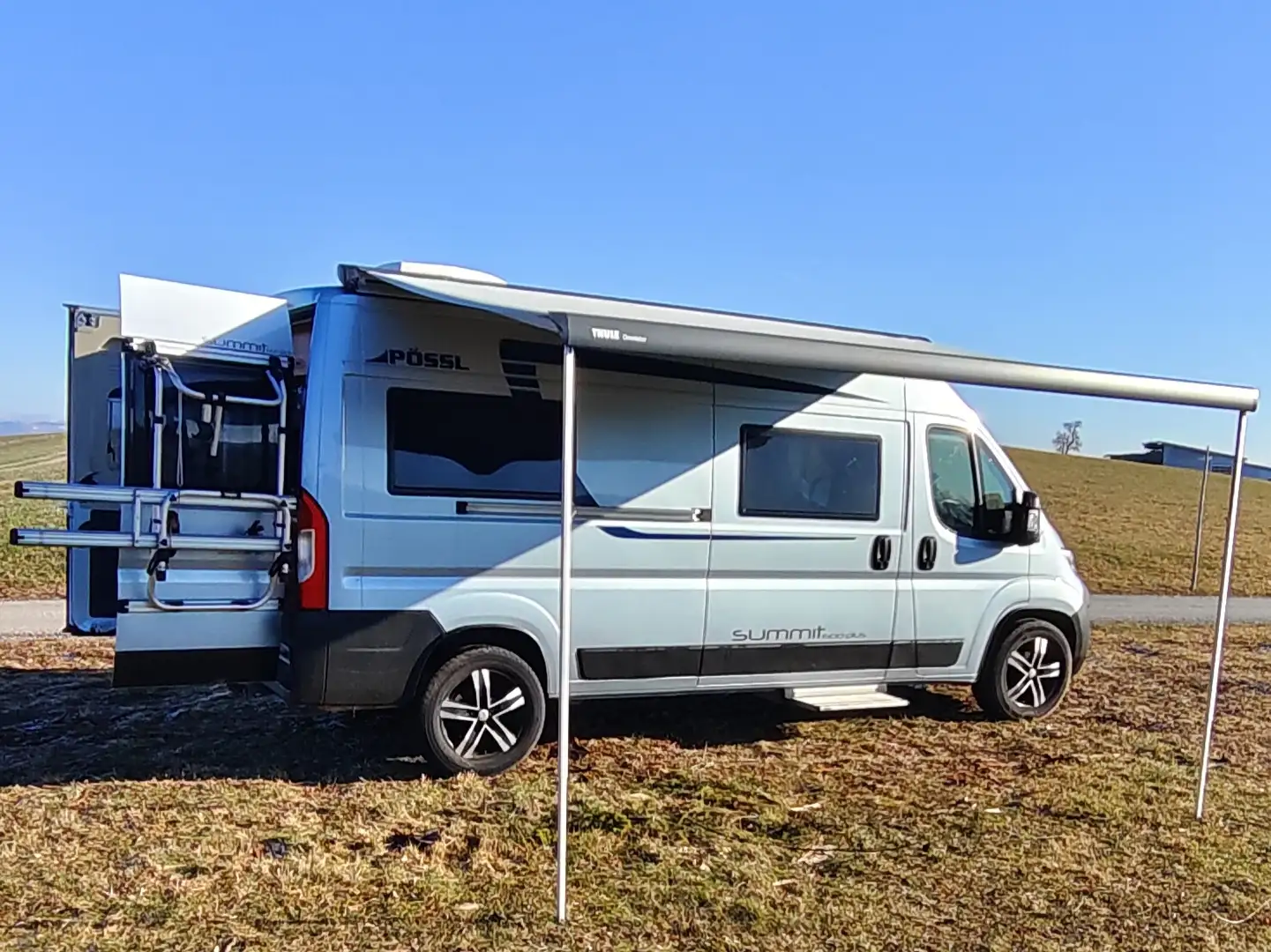 Citroen Jumper Wohnmobiel Pössl 600 plus Grau - 1