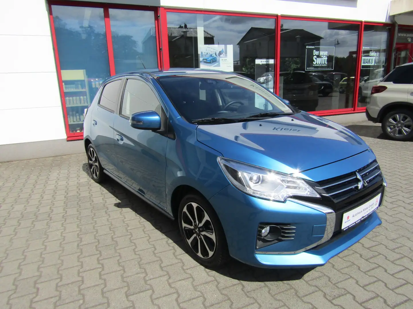 Mitsubishi Space Star 1.2TopCVT Allwetter Kamera Sitzheizung Klimaautom. Blauw - 1