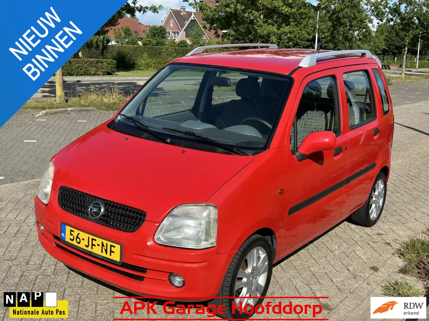 Opel Agila 1.0-12V Comfort / 79000 km / eerste eigenaar Červená - 1
