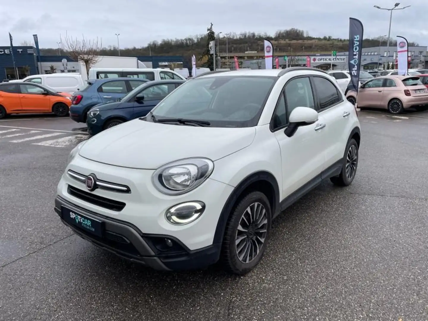 Fiat 500X 1.3 FireFly Turbo T4 150ch Cross DCT Blanc - 1