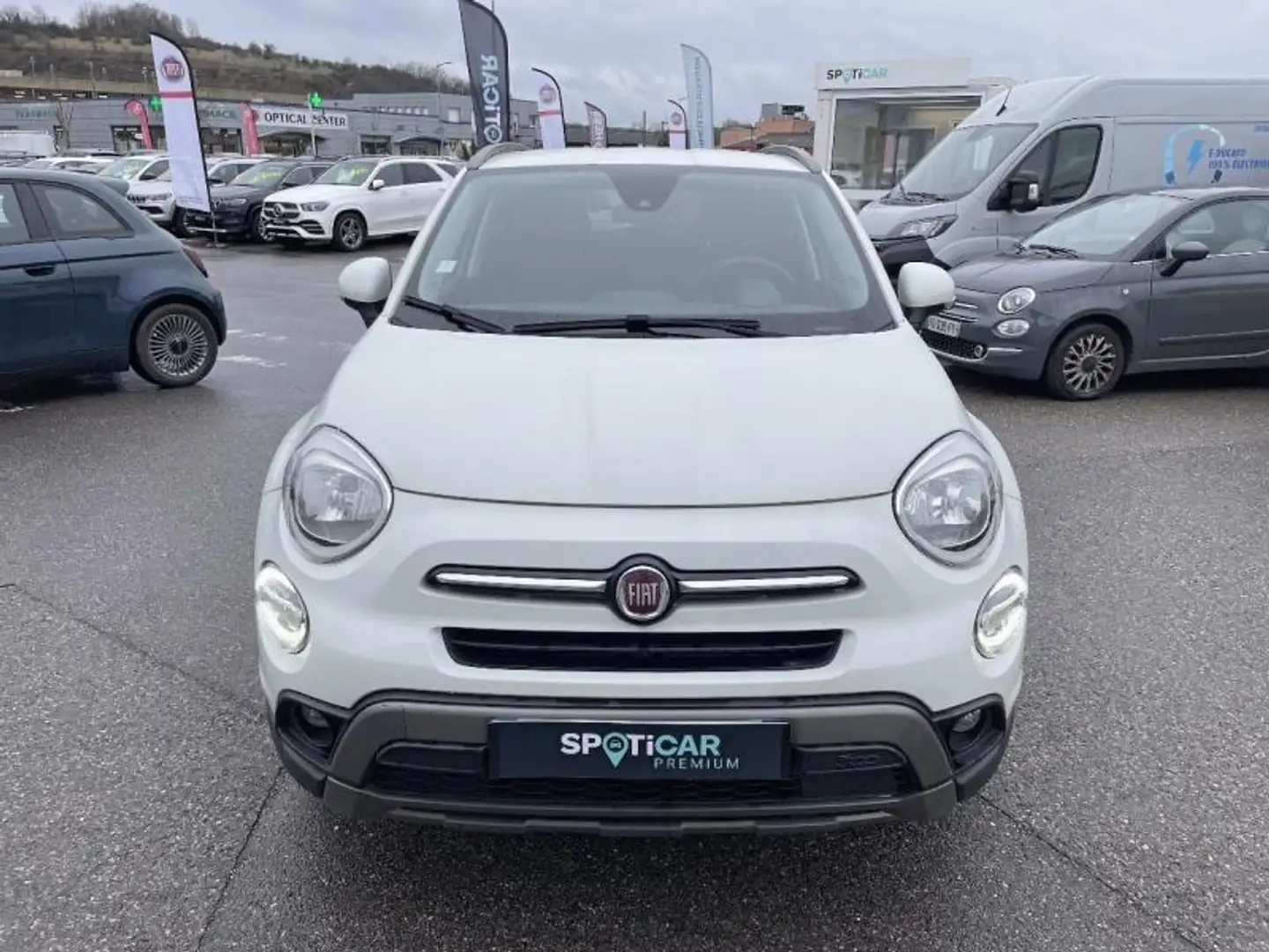 Fiat 500X 1.3 FireFly Turbo T4 150ch Cross DCT Blanc - 2