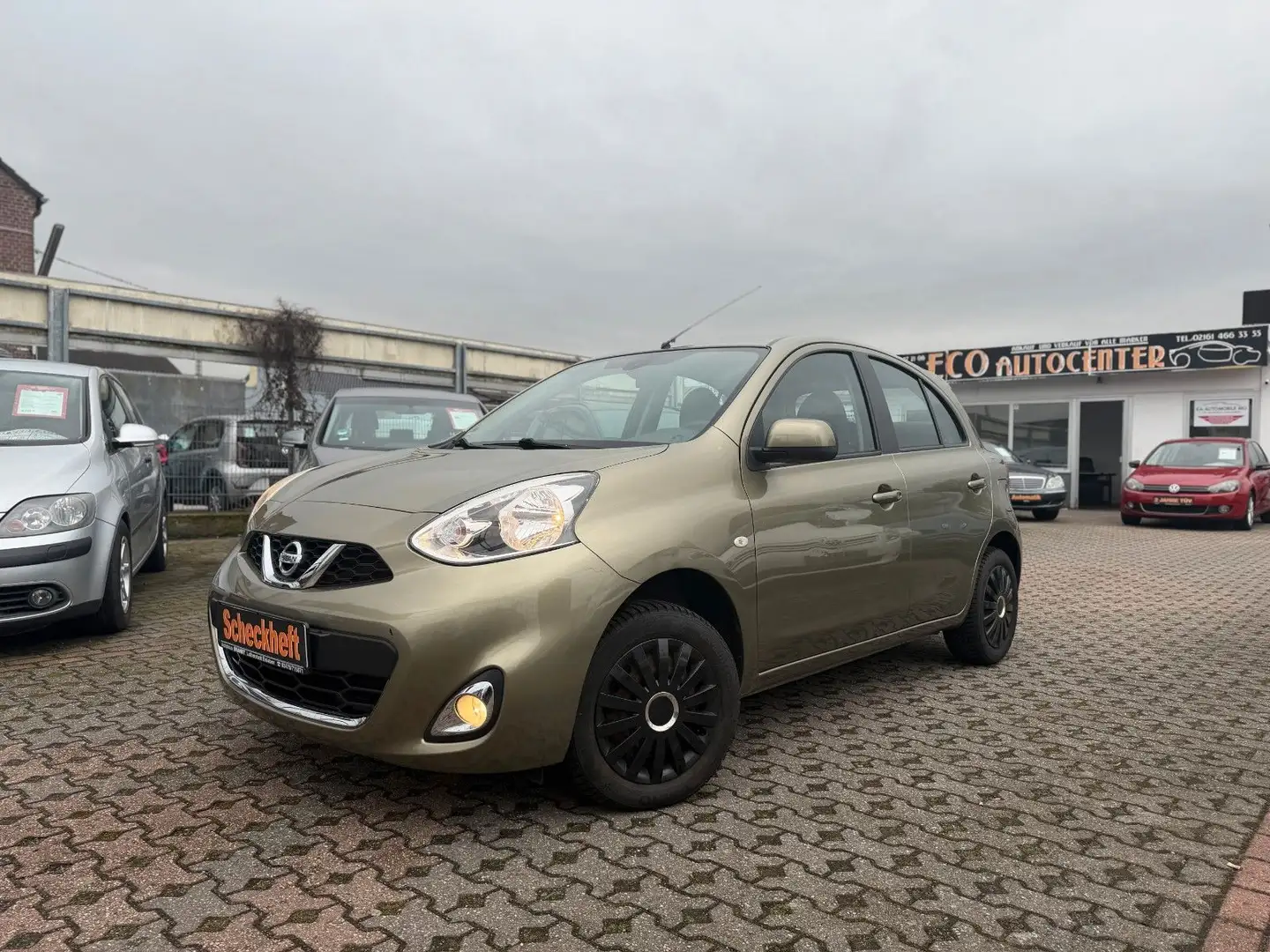 Nissan Micra Acenta*SCHECKHEFT*KLIMA*MFL*ISOFIX* Grün - 2
