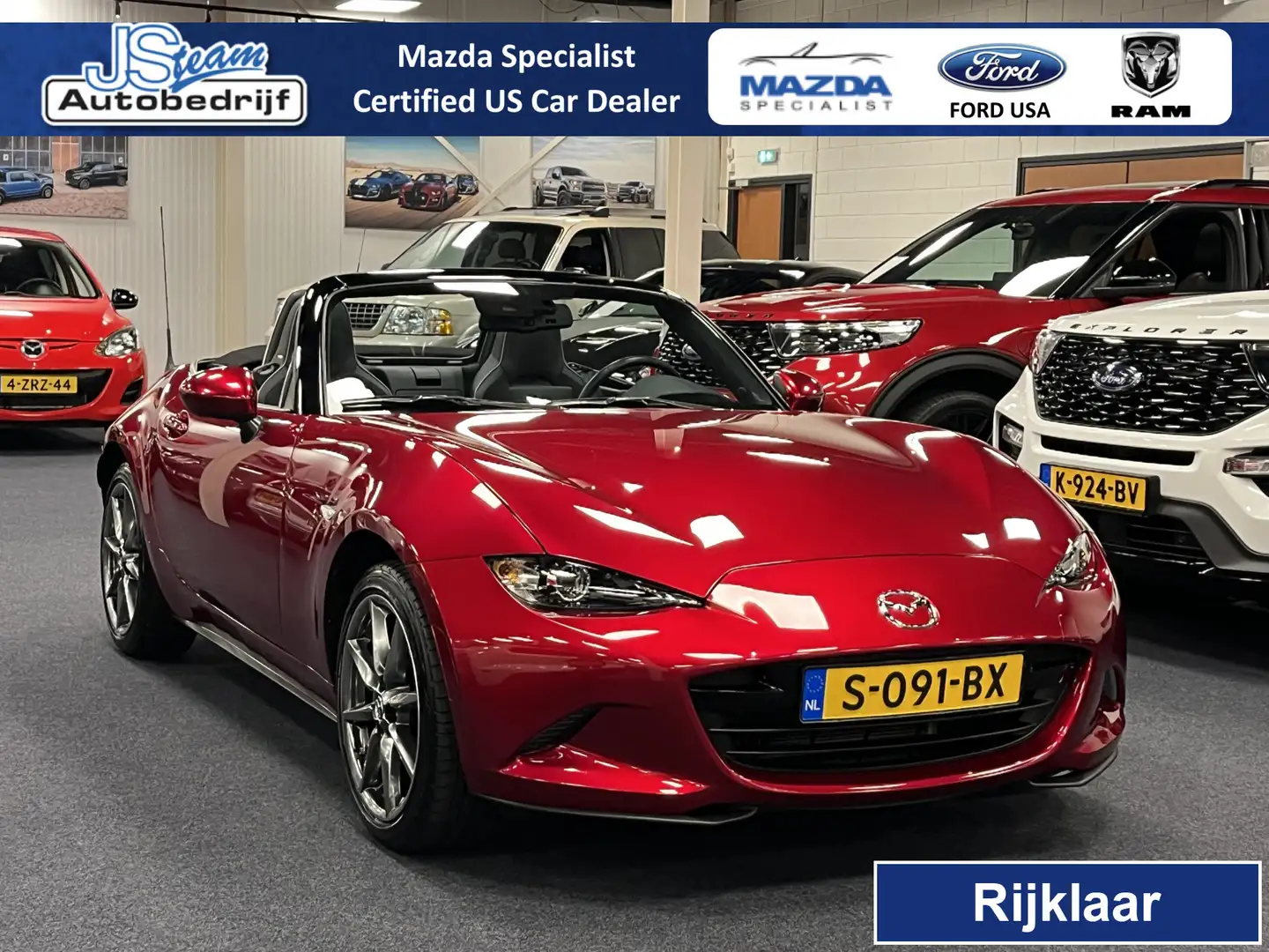 Mazda MX-5 ND Roadster 2.0 SkyActiv-G 184PK Sportive Recaro B Rot - 1