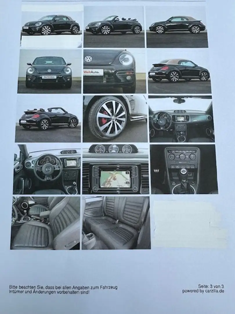 Volkswagen Beetle The Beetle Cabriolet 2.0 TSI R-Line Excl. Sport Schwarz - 2