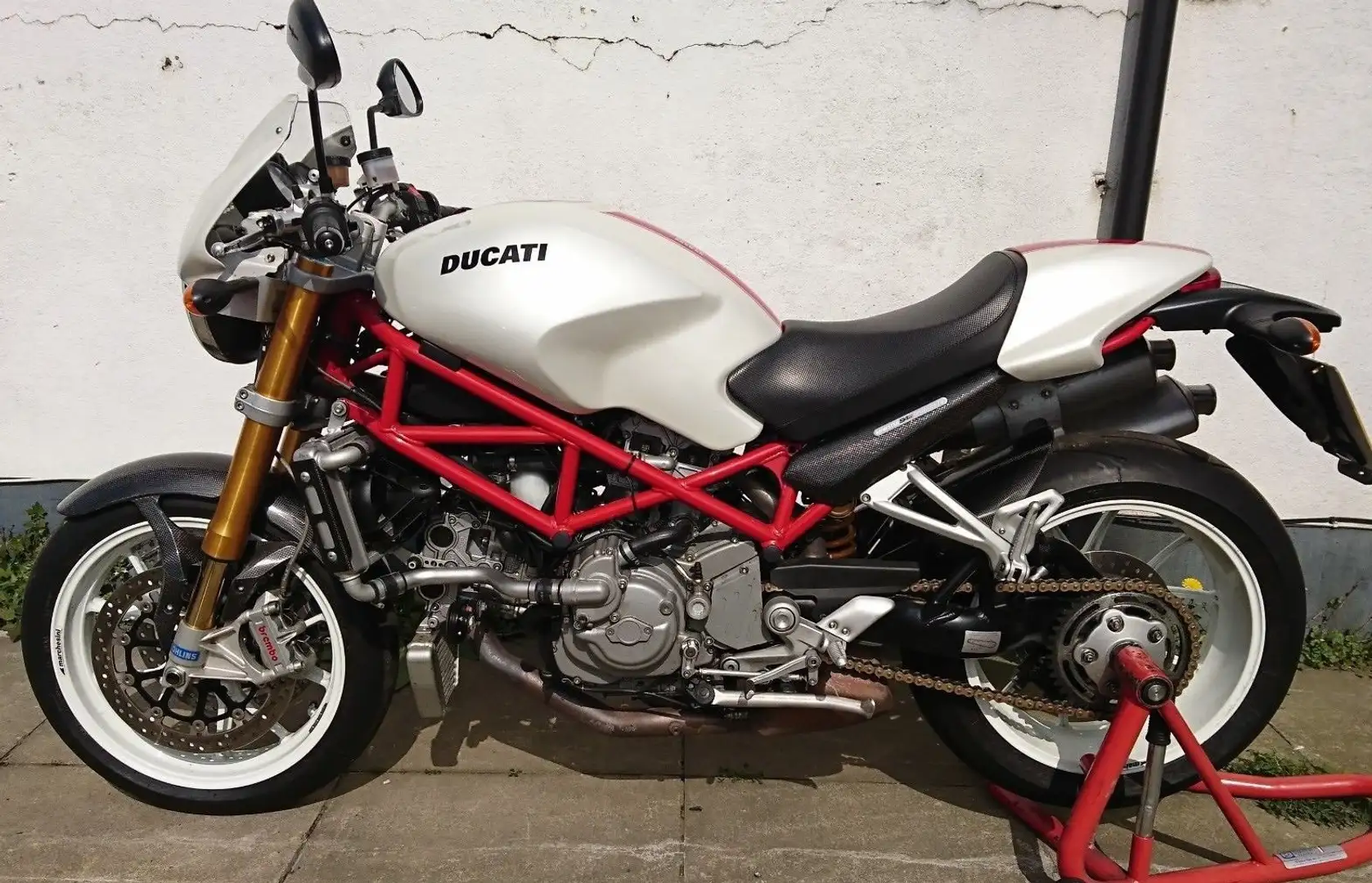 Ducati Monster S4R Blanco - 1