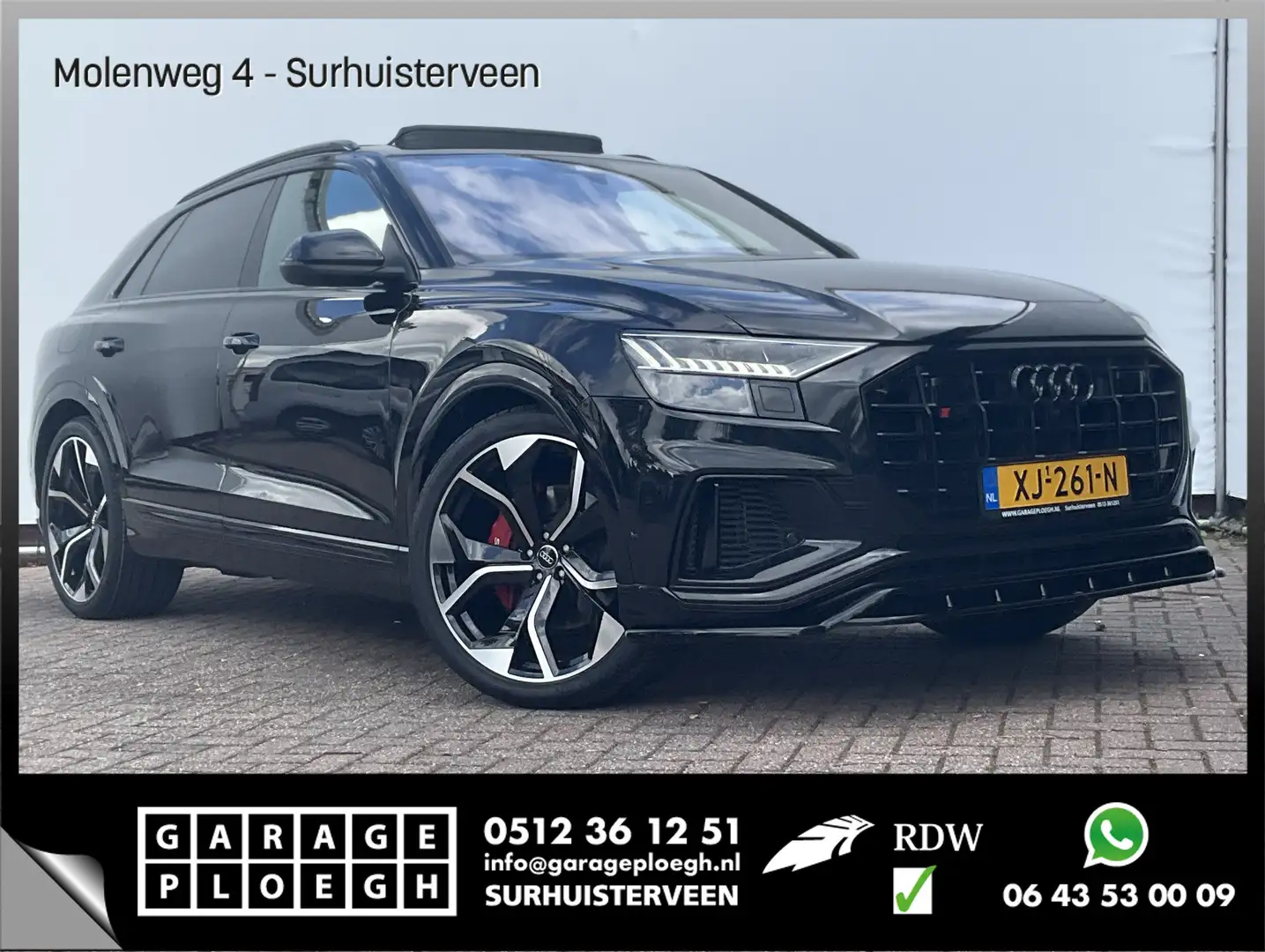 Audi Q8 50 TDI Quattro S-Line HUD Pano Elek.Trekhaak B&O 2 Zwart - 1