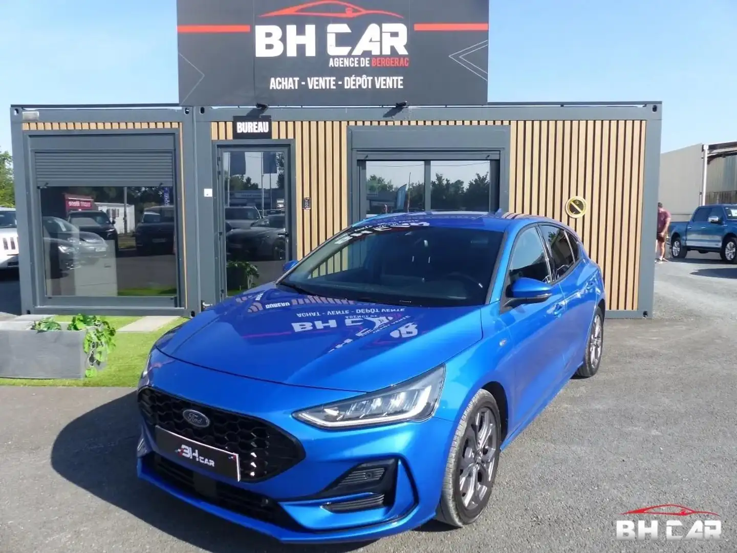 Ford Focus 1.0 FLEXIFUEL 125 HYBRID MHEV ST-LINE DESIGN Bleu - 1