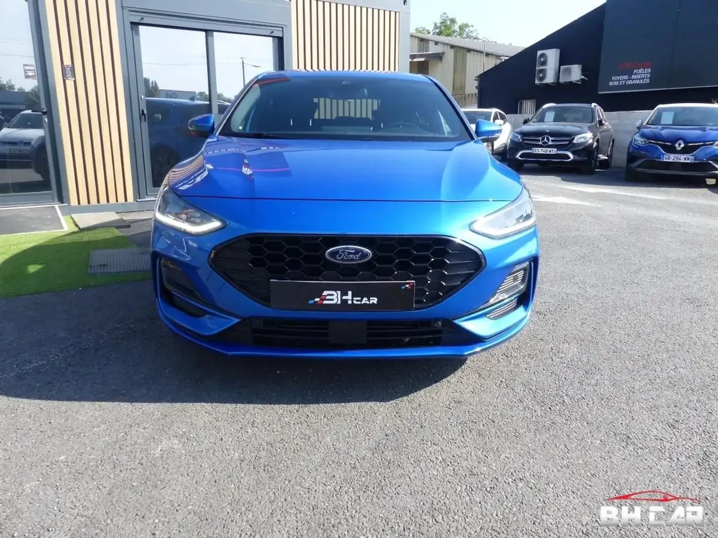 Ford Focus 1.0 FLEXIFUEL 125 HYBRID MHEV ST-LINE DESIGN Bleu - 2