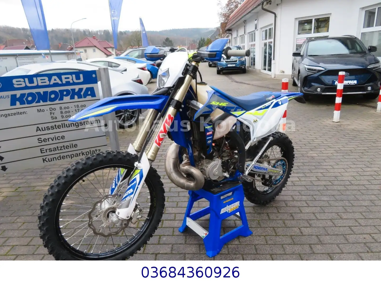 Sherco 300 SEF actory 2023 Top Zustand 4,99% Albastru - 1