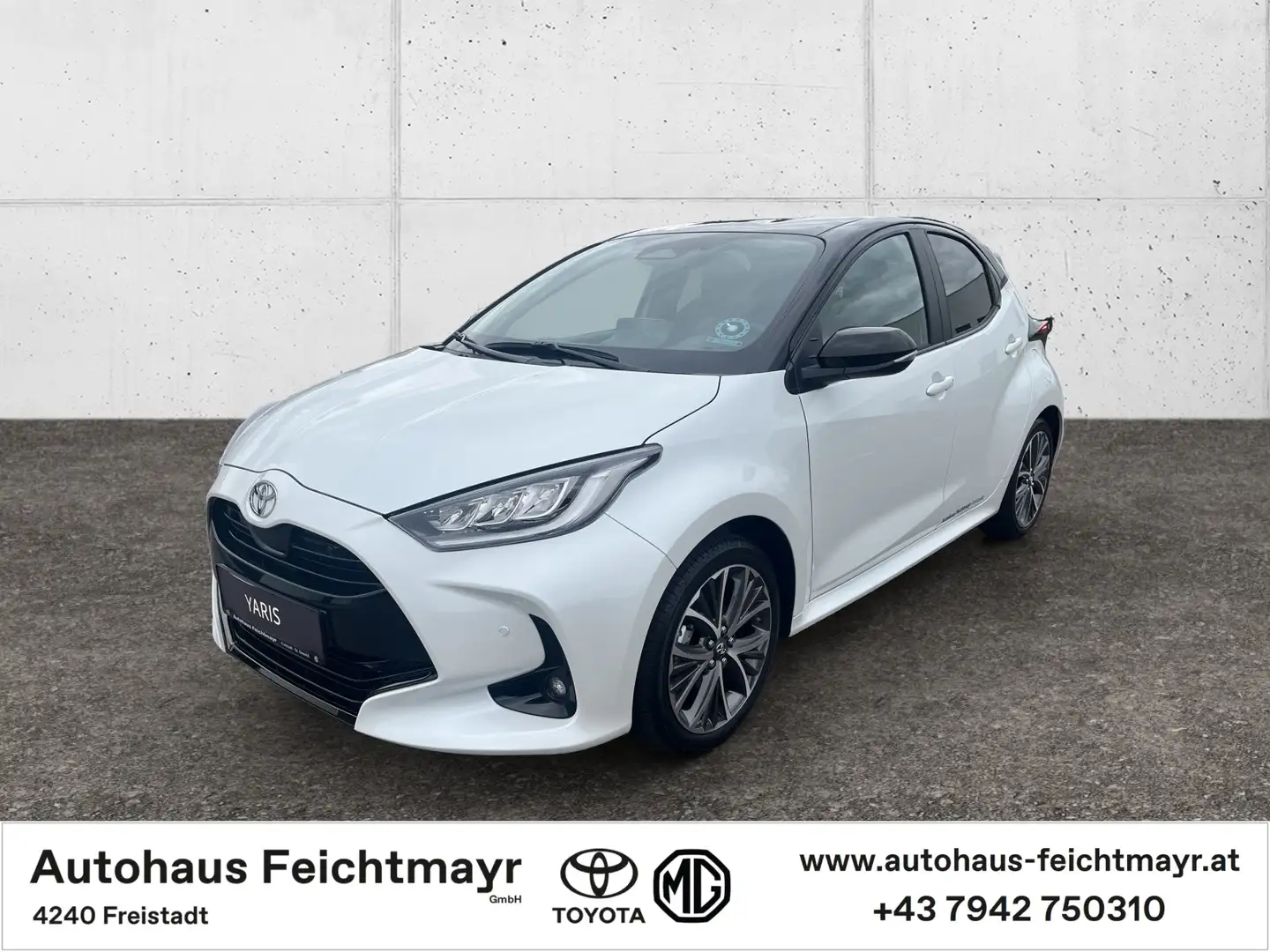 Toyota Yaris 1,5 Hybrid Style Safety Paket 5t. MY24 Weiß - 1