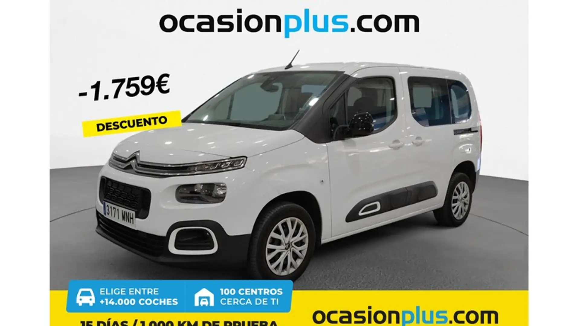Citroen Berlingo Combi BlueHDi S&S Talla M Feel 100 Blanc - 1