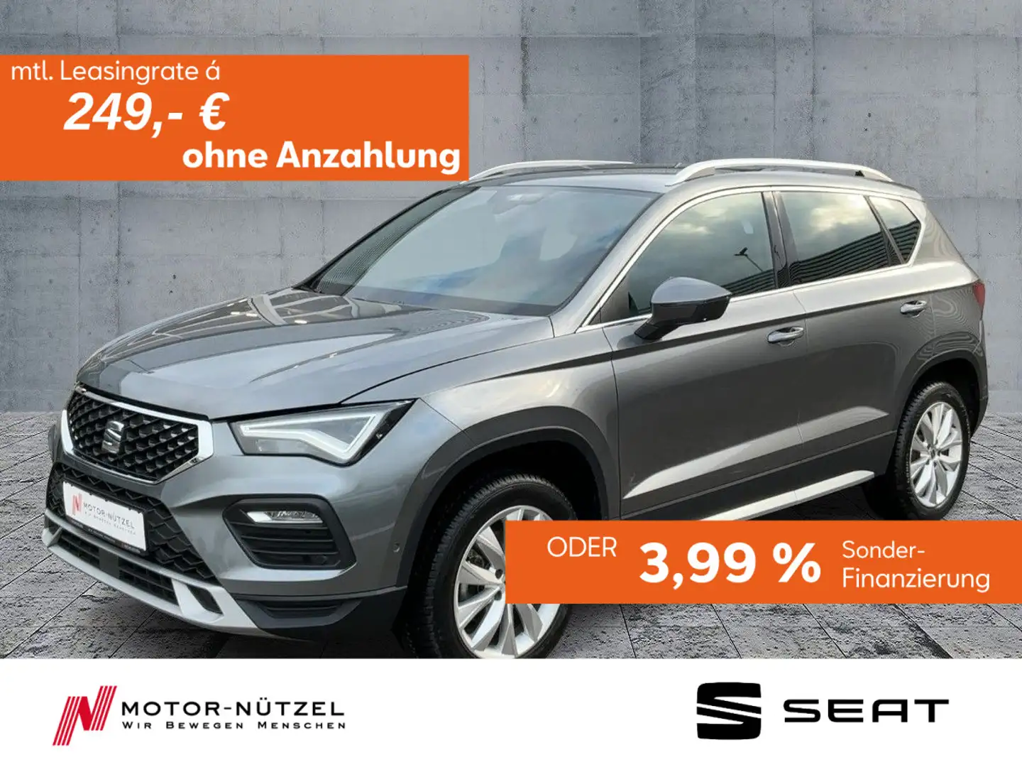 SEAT Ateca 1.5 TSI DSG X-PERIENCE LED+NAV+ACC+SHZ+RFK Grau - 1