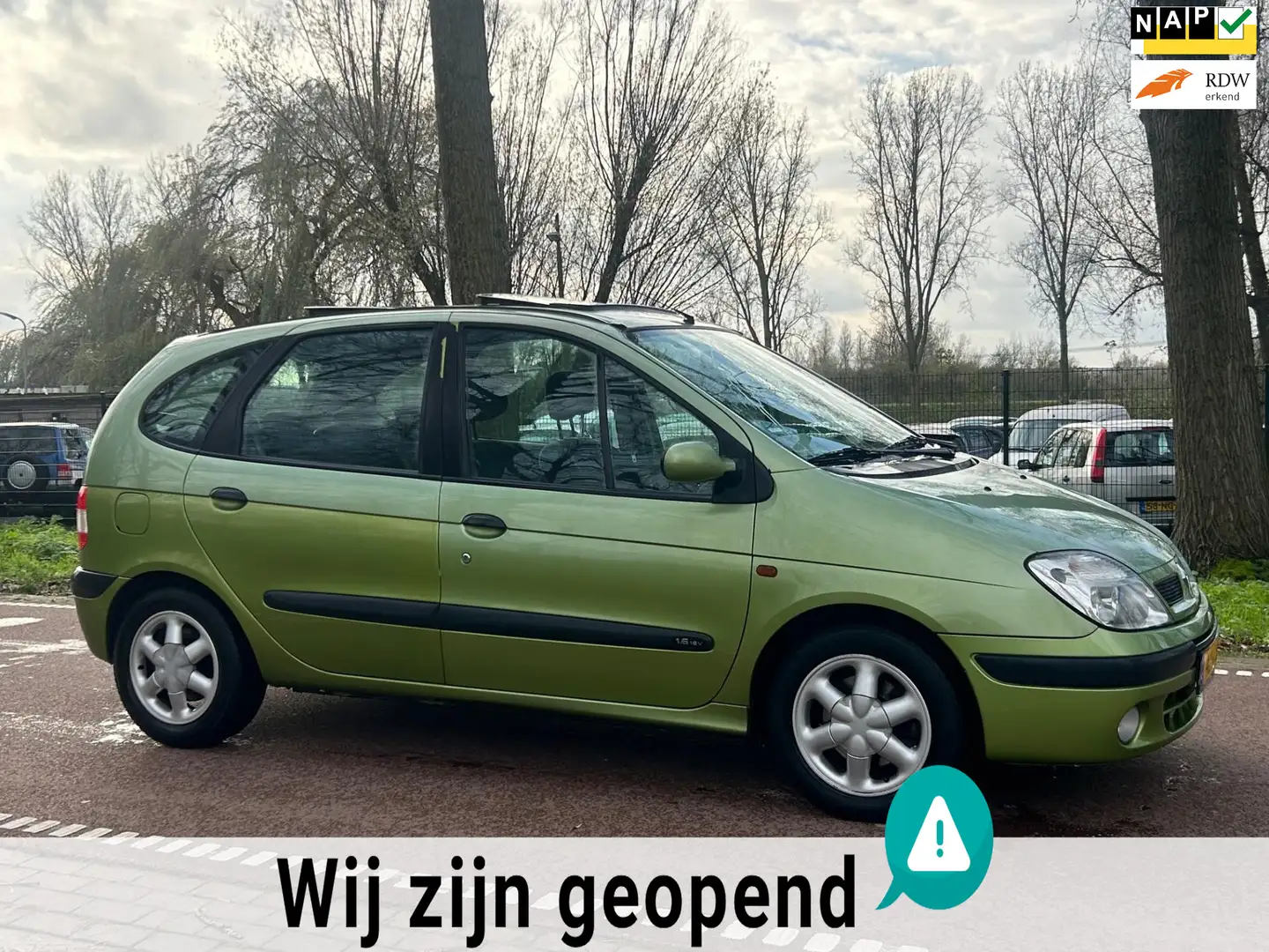 Renault Scenic 1.6-16V Dynamique AUTOMAAT!AIRCO!SCHUIFDAK!KOOPJE! Verde - 1