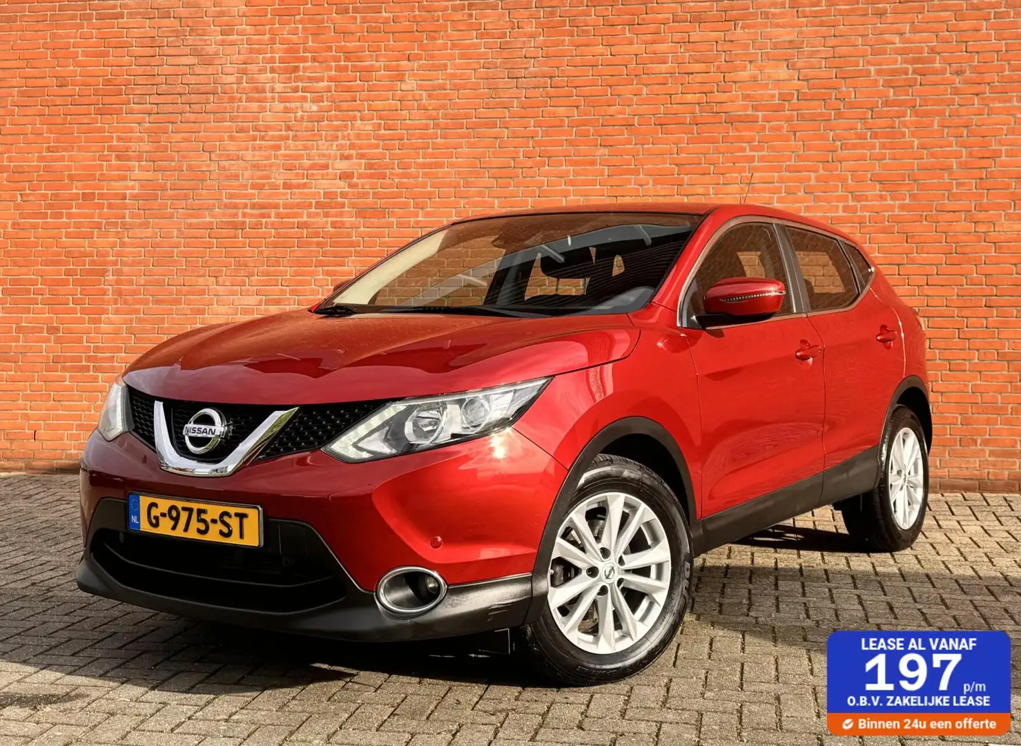 Nissan Qashqai 1.2 Acenta|TREKHAAK|CAMERA|LANE ASSIST|NAVI Rood - 1
