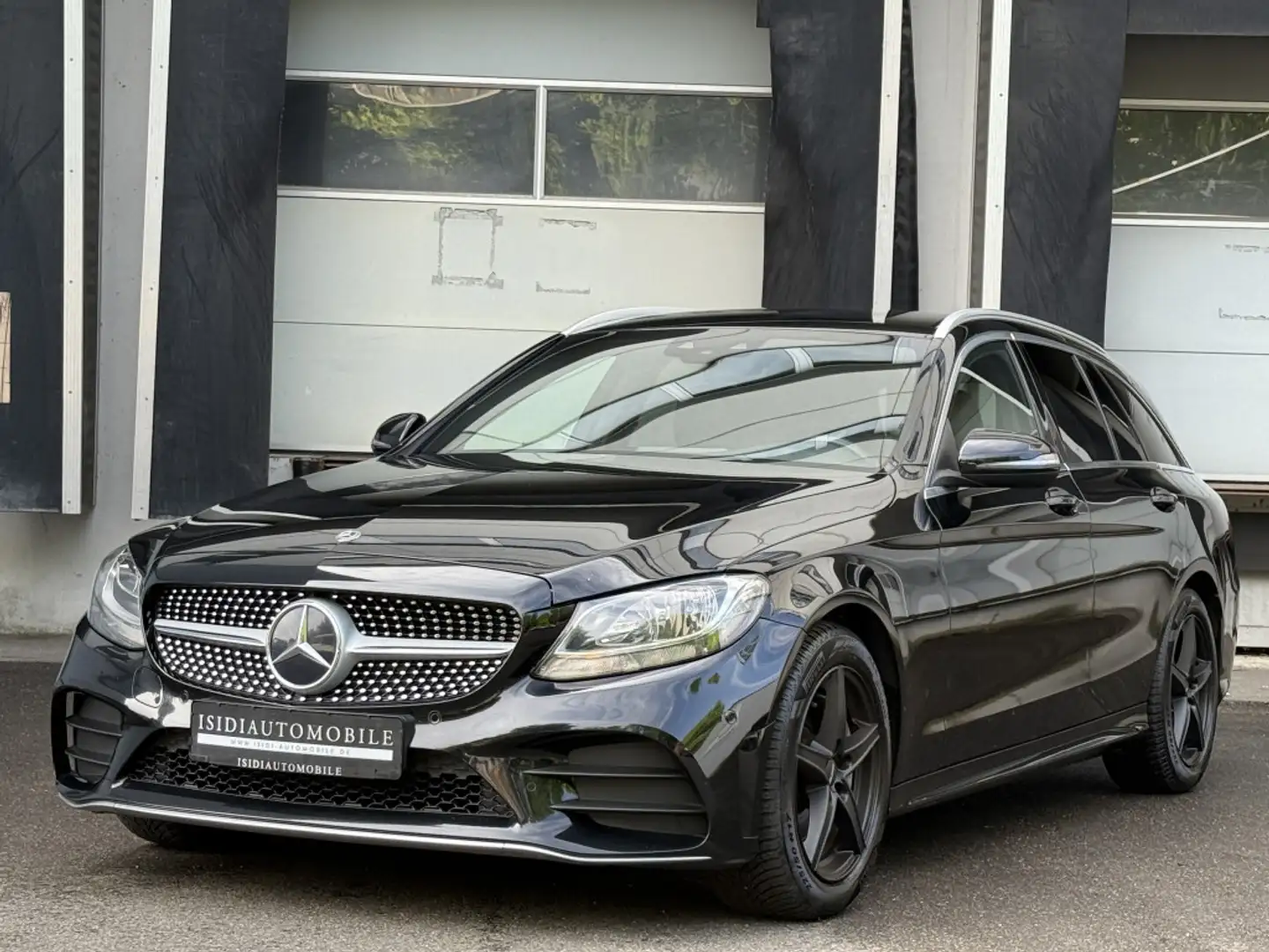Mercedes-Benz C 200 D AMG Comand Distronic Rü-Kamera KeylessGo Nero - 1