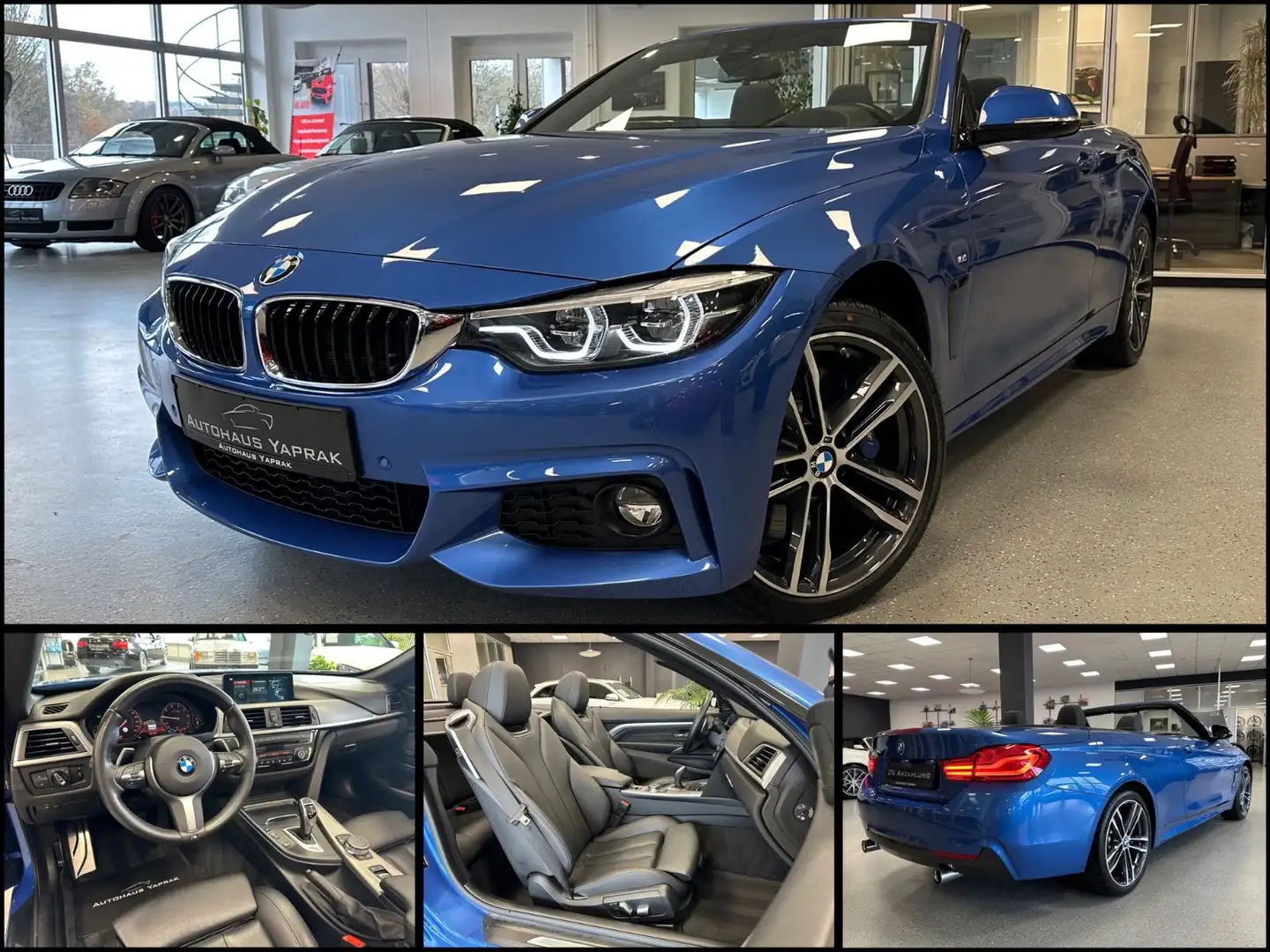 BMW 440 i xDrive M Sport Cabrio|MPPSK|1HD|18.929km Blau - 1