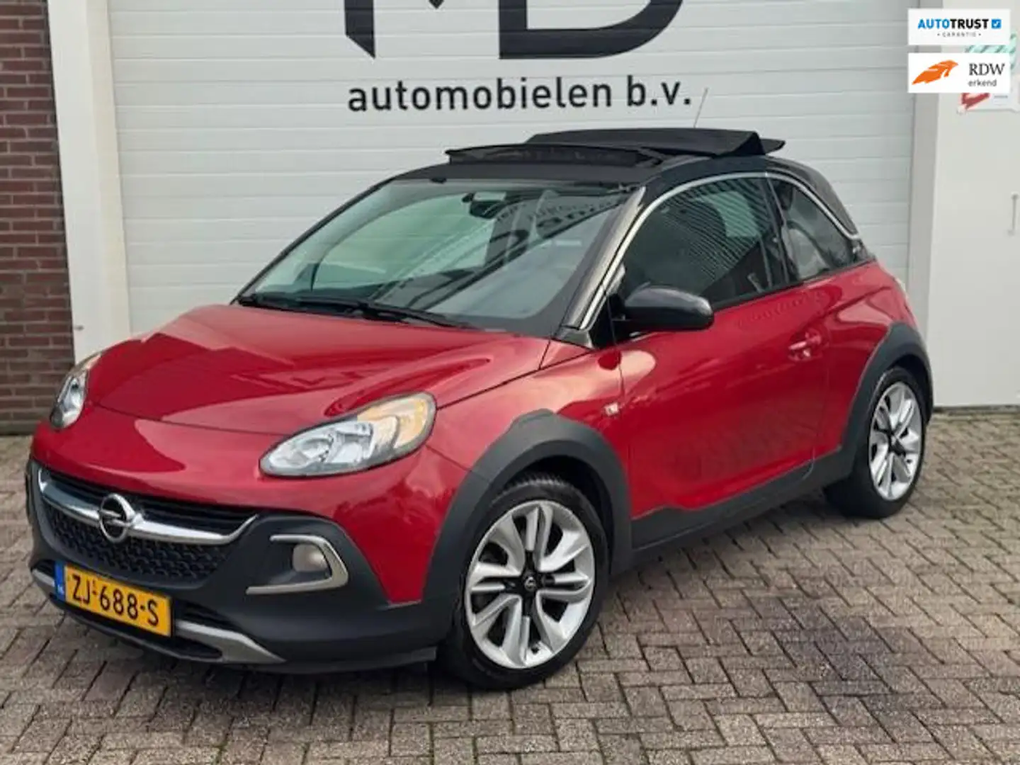 Opel Adam 1.0 Turbo Rocks Cabrio - PDC-Cruise - Sportstoelen Rouge - 1