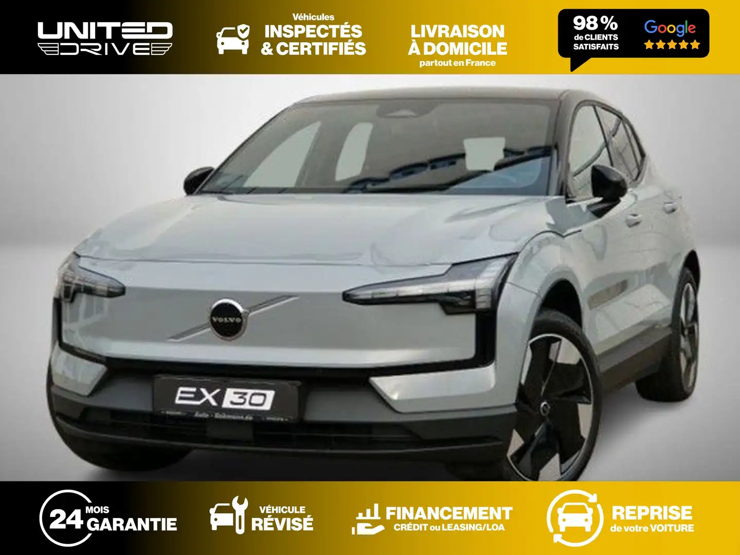 Volvo EX30 Plus  Electrique 272CV Gris - 1