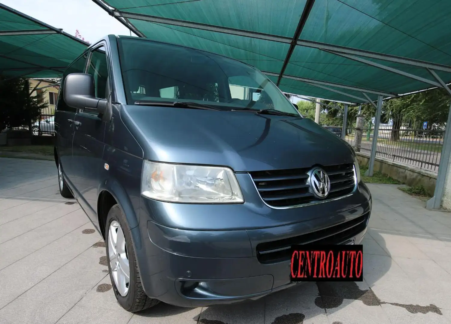 Volkswagen T5 Multivan VW T5 2.5tdi 174cv 7Posti Webasto Klima Navi Grigio - 1