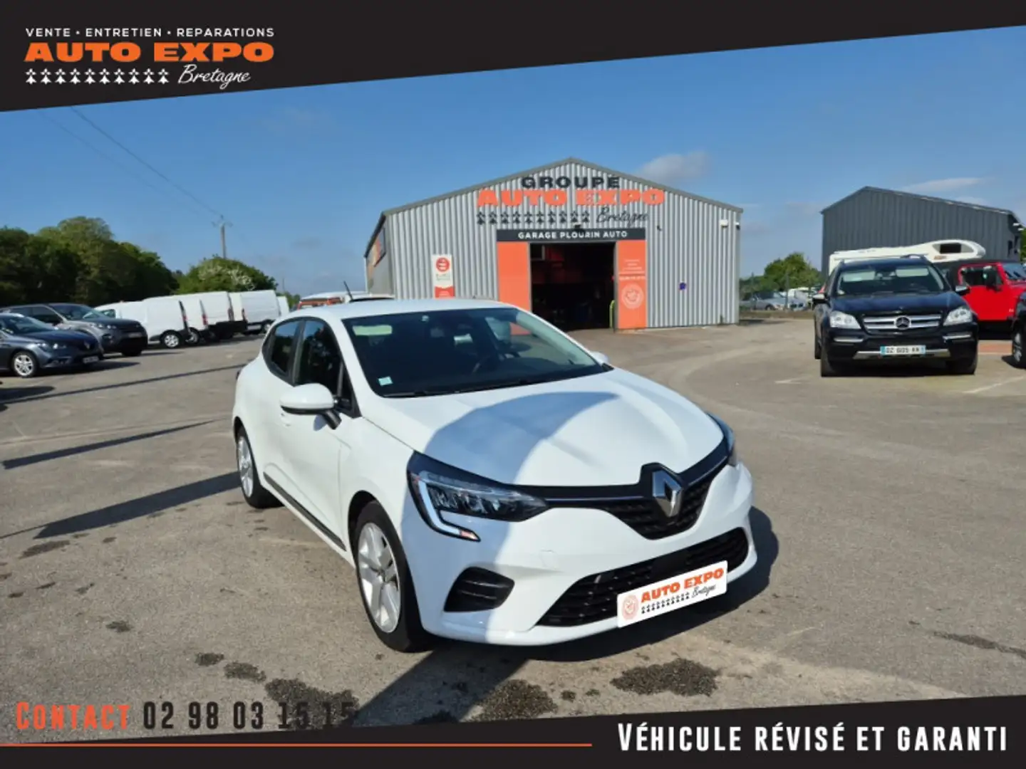 Renault Clio 1.5 BLUE DCI 85CH BUSINESS Blanc - 2
