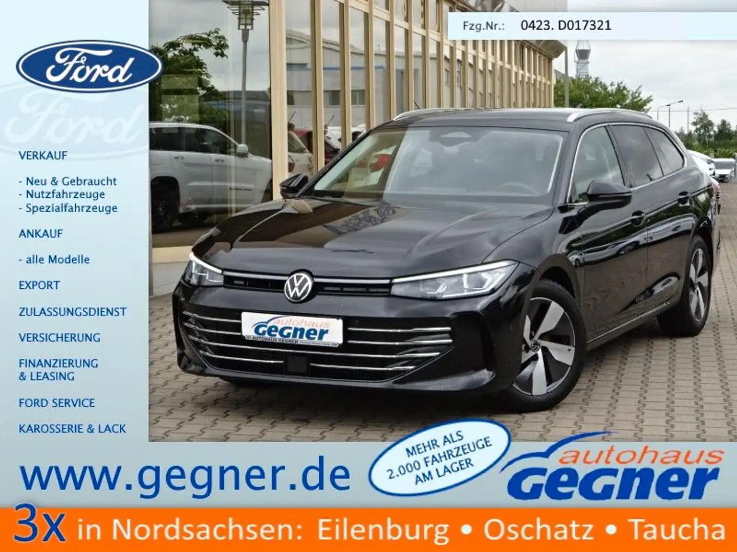 Volkswagen Passat Variant 150PS DSG Elegance neues Modell Schwarz - 1