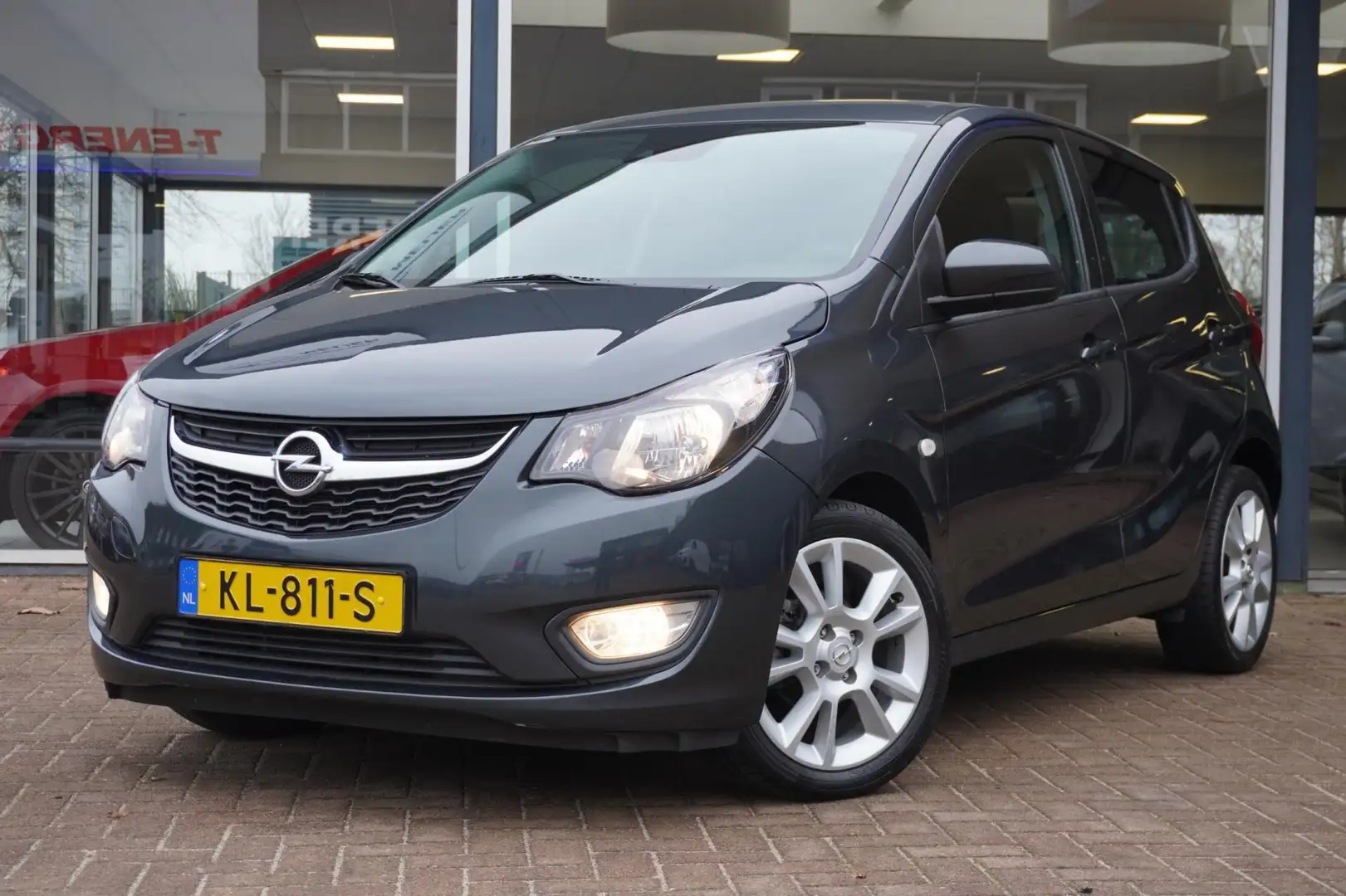 Opel Karl 1.0 ecoFLEX Edition | 5deurs | 2016 | Airco | LM v Grijs - 1