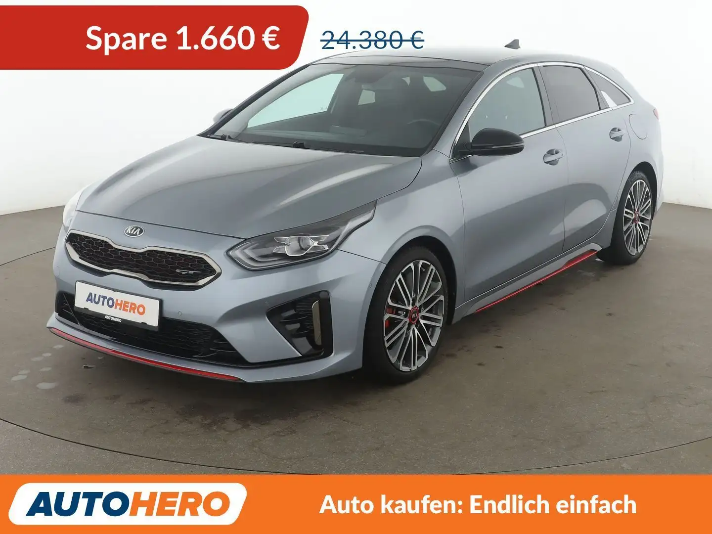 Kia ProCeed / pro_cee'd 1.6 TGDI GT Aut.*NAVI*LED*ACC*CAM*PDC*SHZ*JBL* Gris - 1