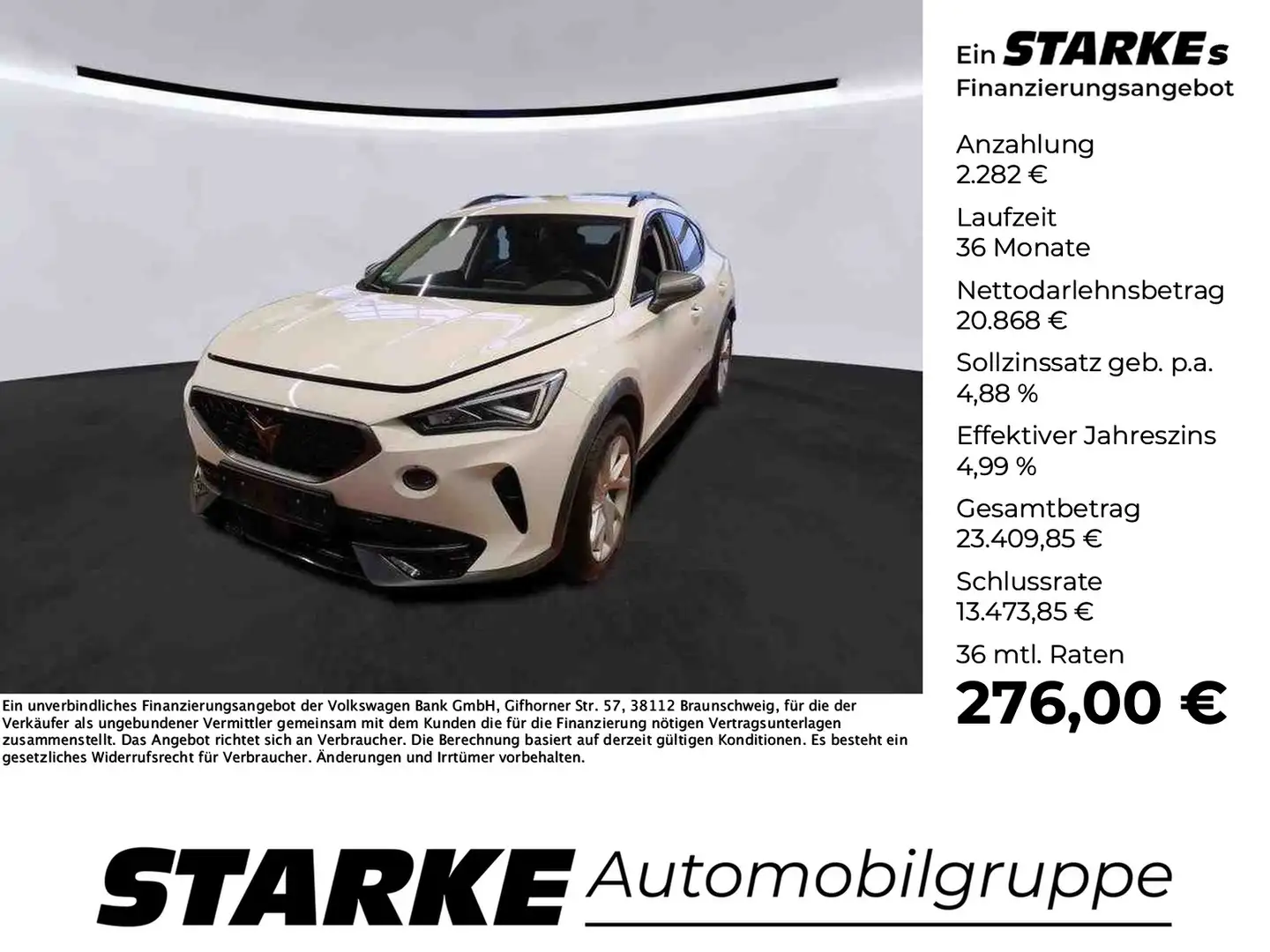 CUPRA Formentor 1.4 e-Hybrid DSG Blanc - 1
