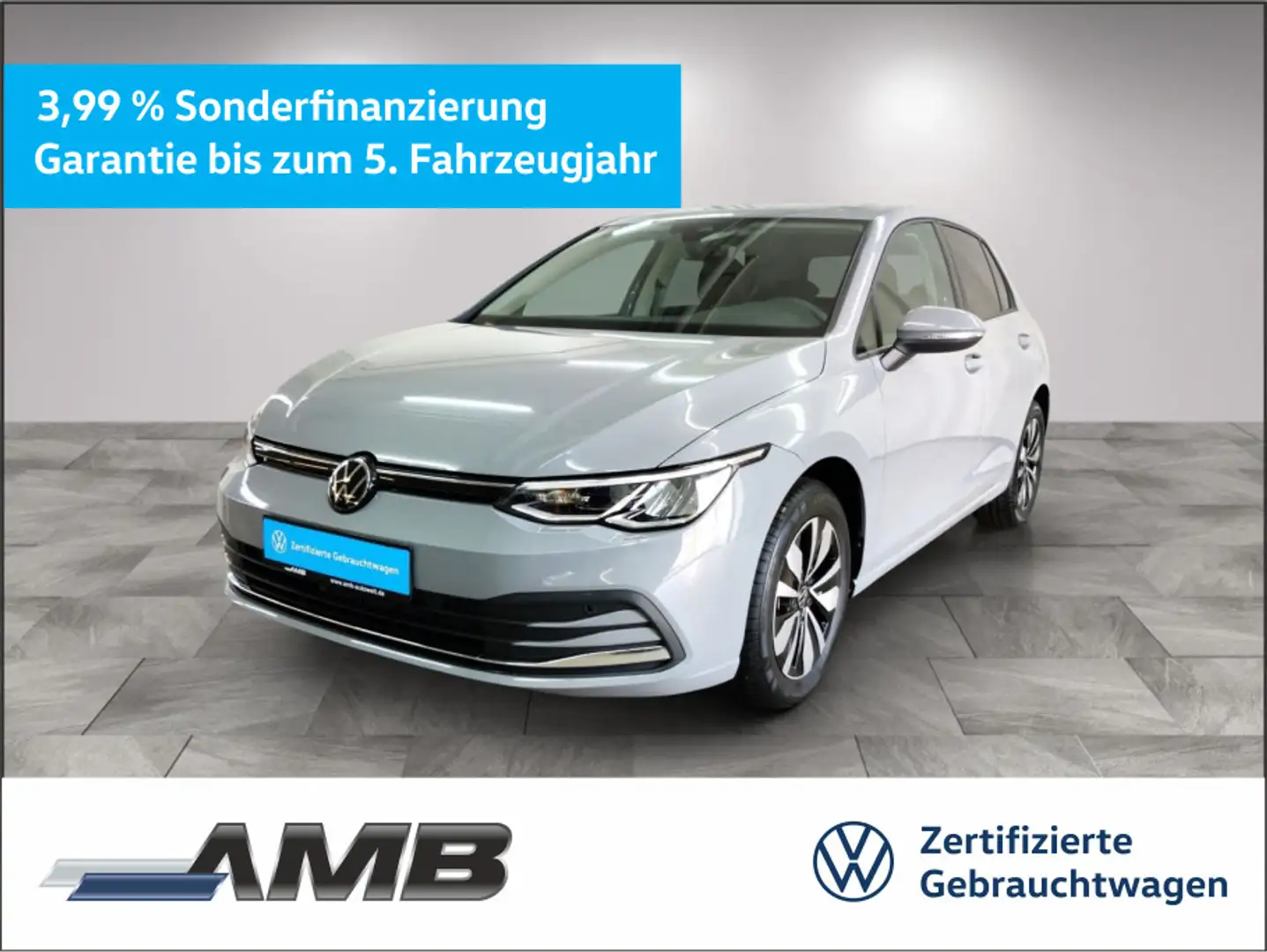 Volkswagen Golf Move 1.5 TSI LED/ACC/Navi/Standhzg/01.29Gar Grijs - 1