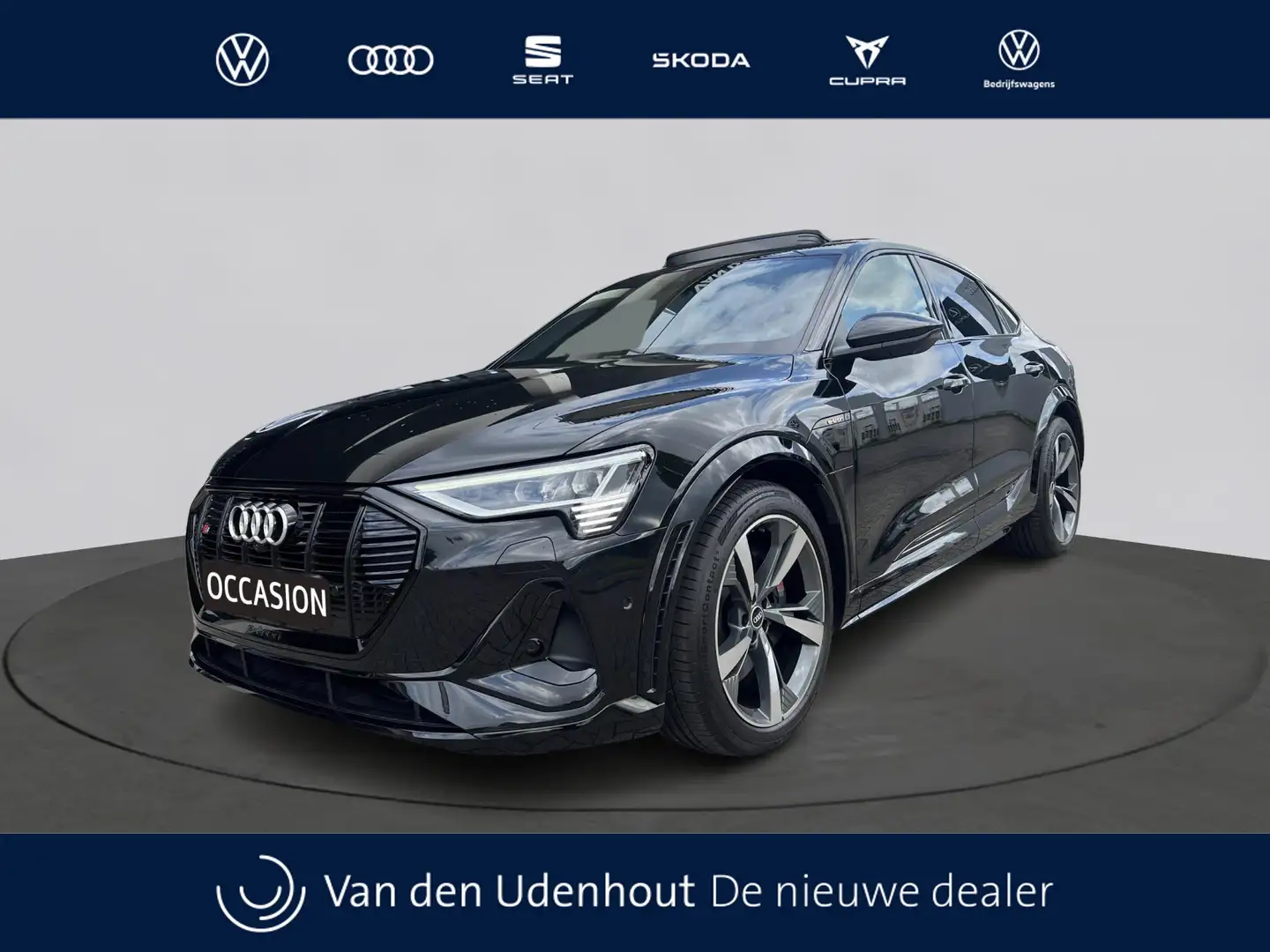 Audi e-tron Sportback S Quattro 95KWH 503PK / Pano / B&O / Mem Zwart - 1