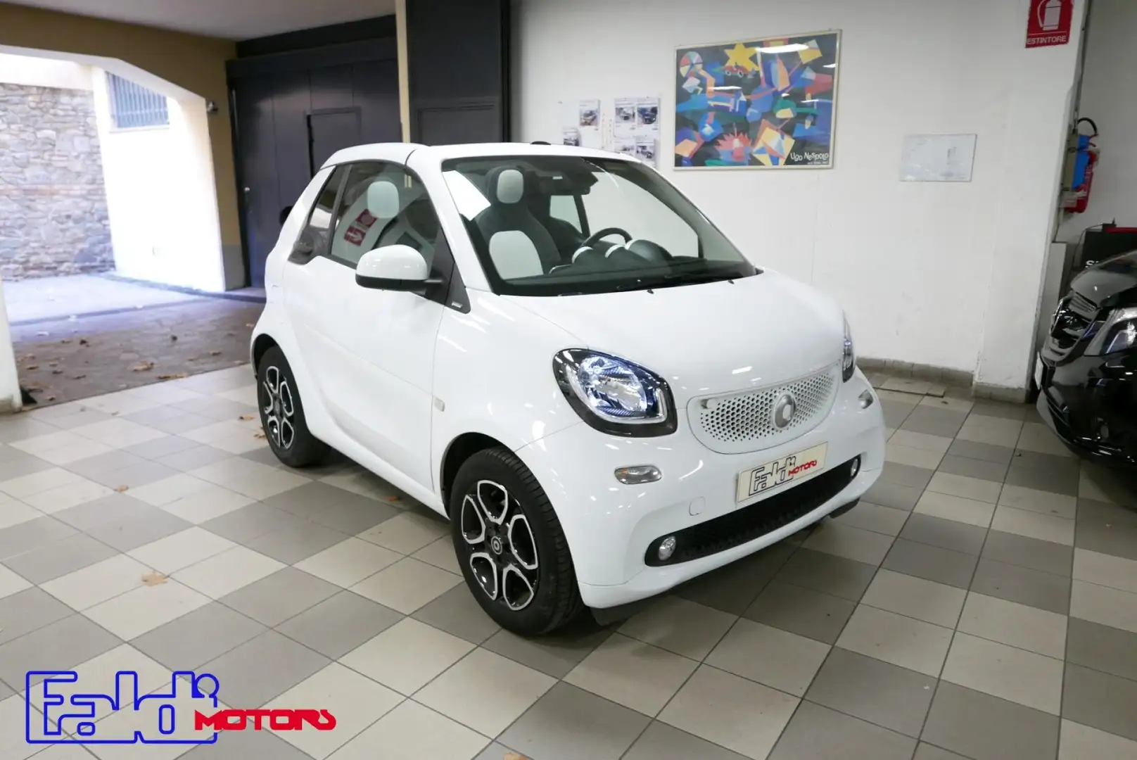 smart forTwo 70 1.0 twinamic cabrio Passion Weiß - 1