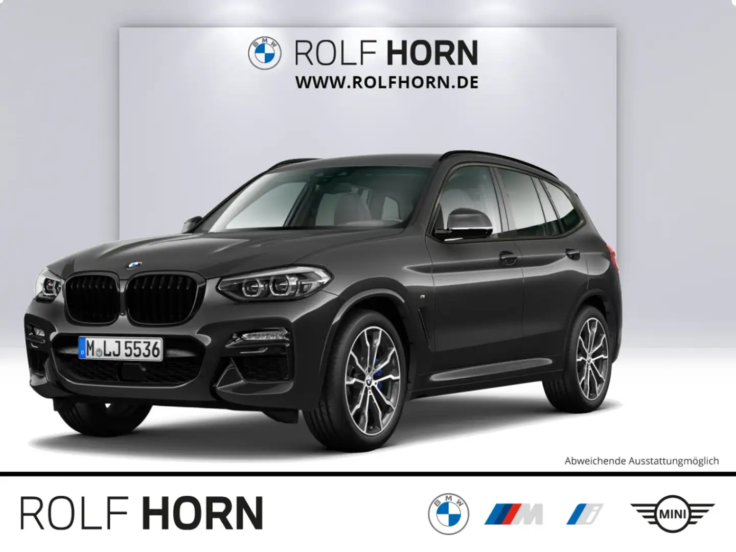 BMW X3 M40d Navi AHK HiFi HeadUp Lenkradhzg Tempomat Grau - 1