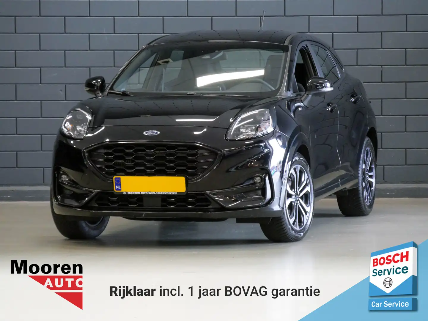 Ford Puma 1.0 124PK EcoBoost Hybrid ST-Line | WINTERPAKKET | Zwart - 1