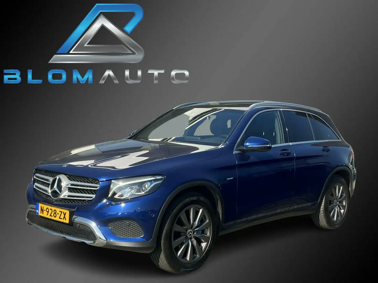 Mercedes-Benz GLC 350 350e 4MATIC 320PK SCHUIFDAK+TREKHAAK Modrá - 1