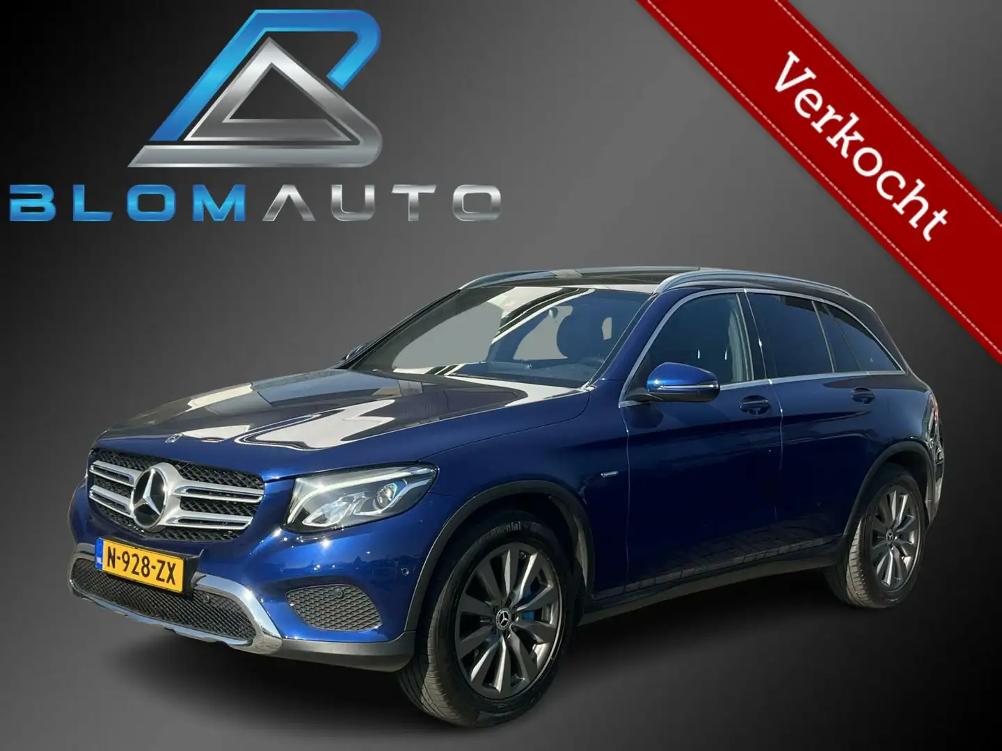 Mercedes-Benz GLC 350 350e 4MATIC 320PK SCHUIFDAK+TREKHAAK Blau - 1