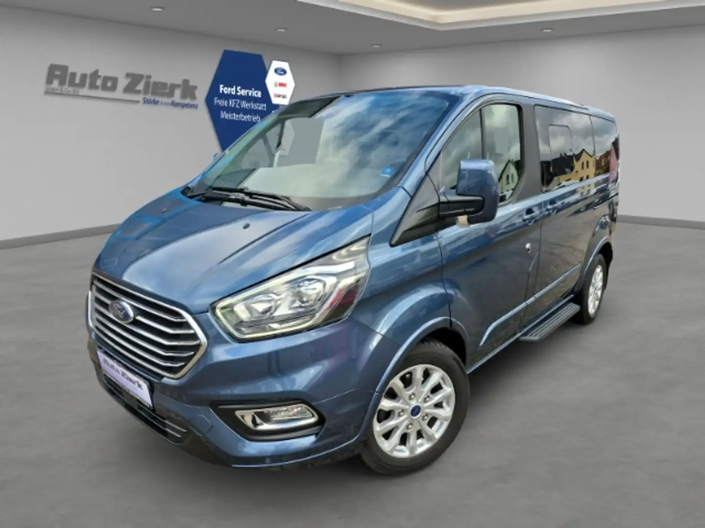 Ford Tourneo Custom 320 L1 Titanium*Klima*Park-Pilot*Sicht-Paket3* Blauw - 1