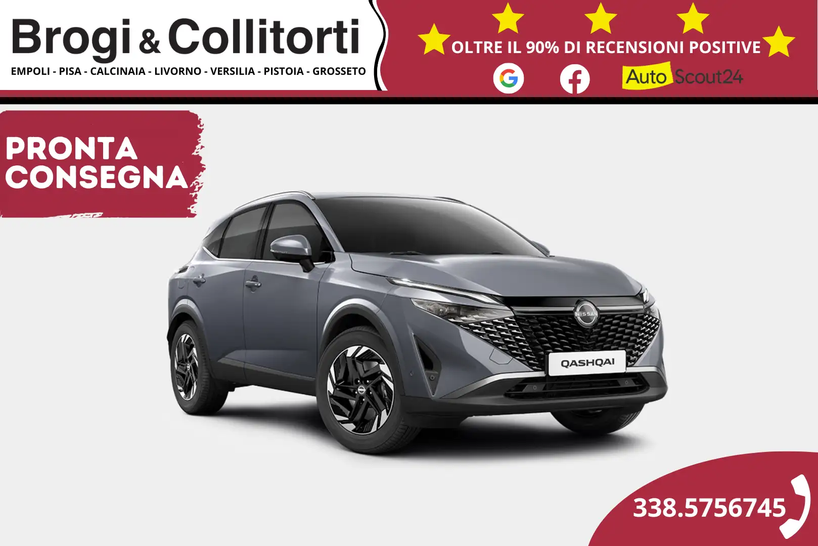 Nissan Qashqai NISSAN QASHQAI MILD HYBRID 140cv ACENTA Grigio - 1