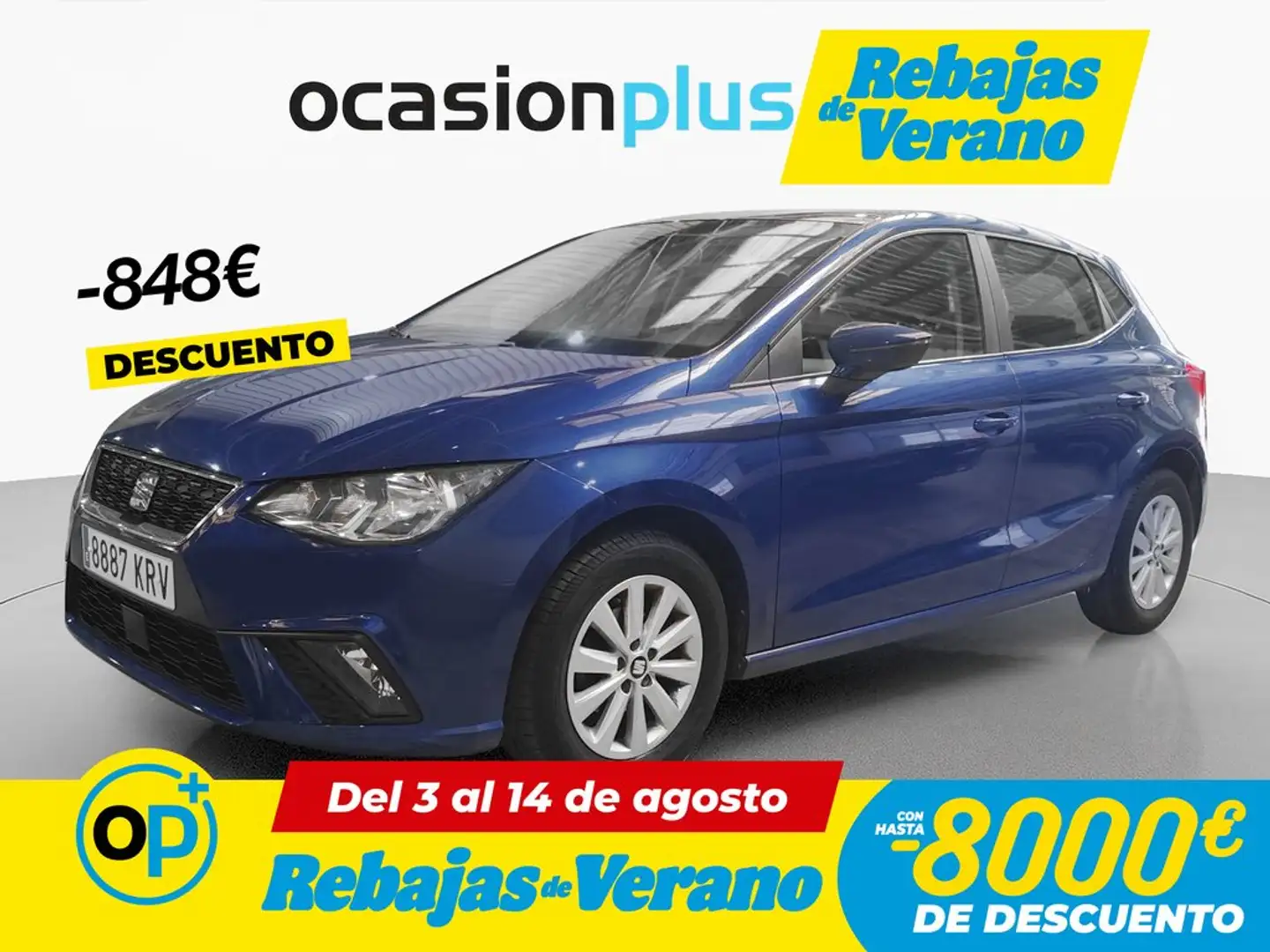 SEAT Ibiza 1.0 MPI S&S Style 80 Azul - 1