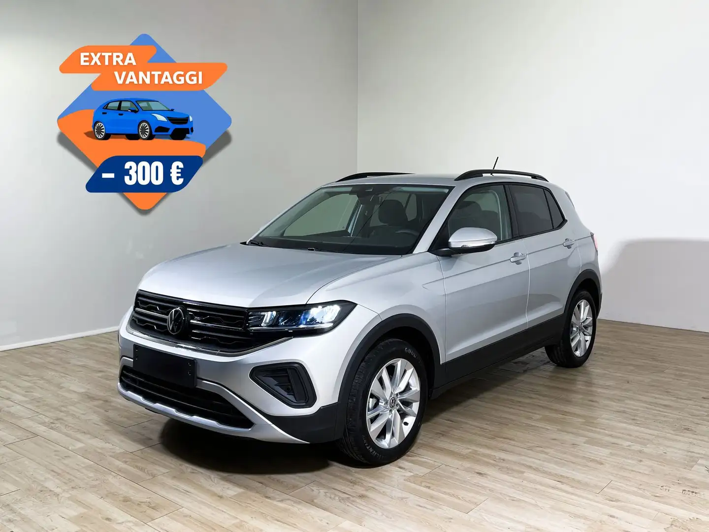 Volkswagen T-Cross Nuova Edition Plus 1.0 TSI 85 kW (115 CV) Manuale Argento - 1
