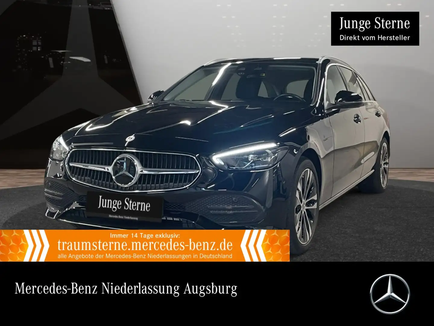 Mercedes-Benz C 300 e T AVANTG+LED+KAMERA+KEYLESS+9G Schwarz - 1