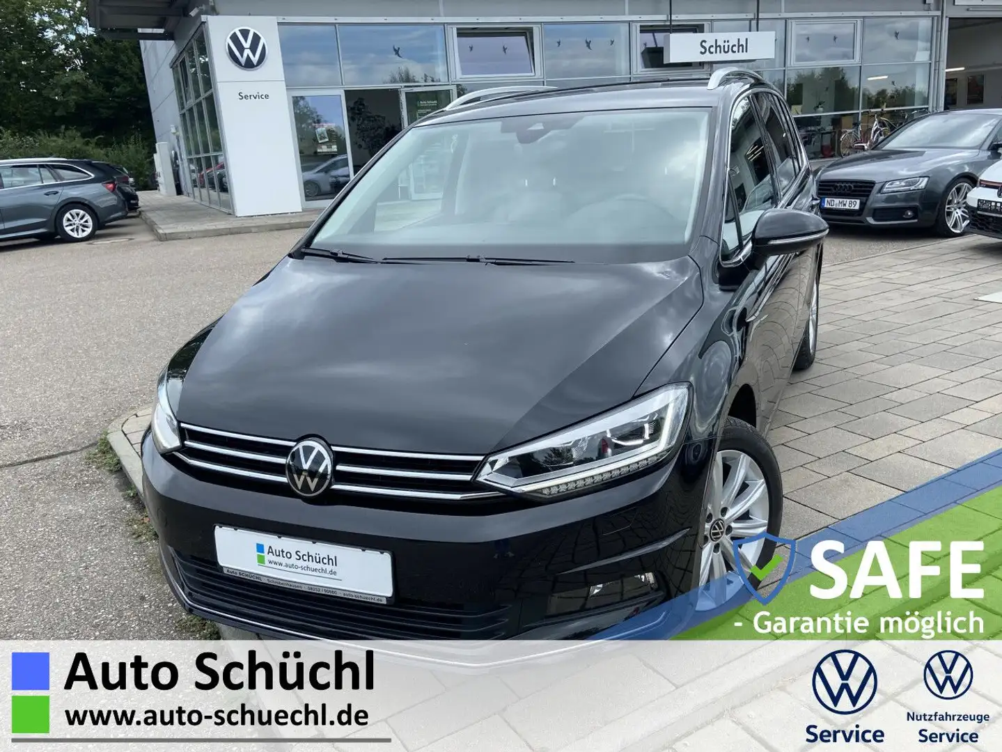 Volkswagen Touran 2.0 TDI DSG Highline 7-SITZER+NAVI+LED+AH Schwarz - 1