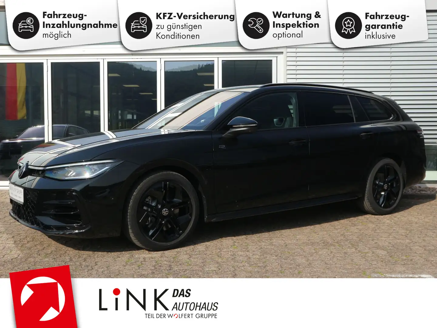 Volkswagen Passat Variant Passat R-Line 2,0 l TSI OPF 4MOTION (265 PS) DSG Noir - 1