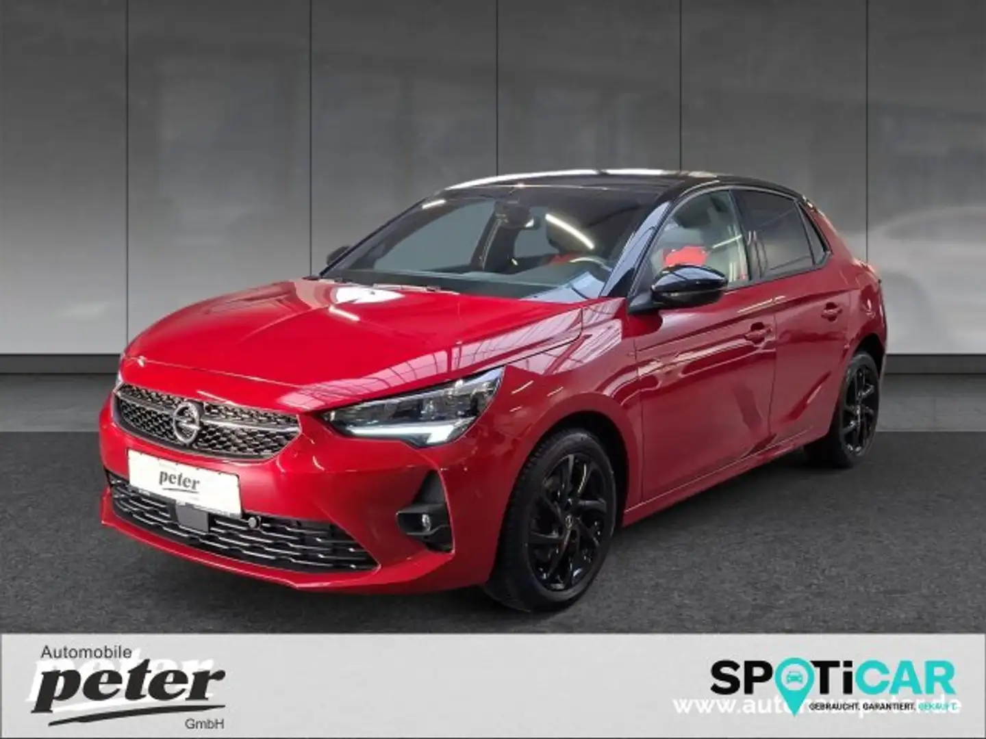 Opel Corsa Corsa F 1.2 Turbo GS Line Klimaautomatik Sitzheizung Allwetter 100PS Rot - 1