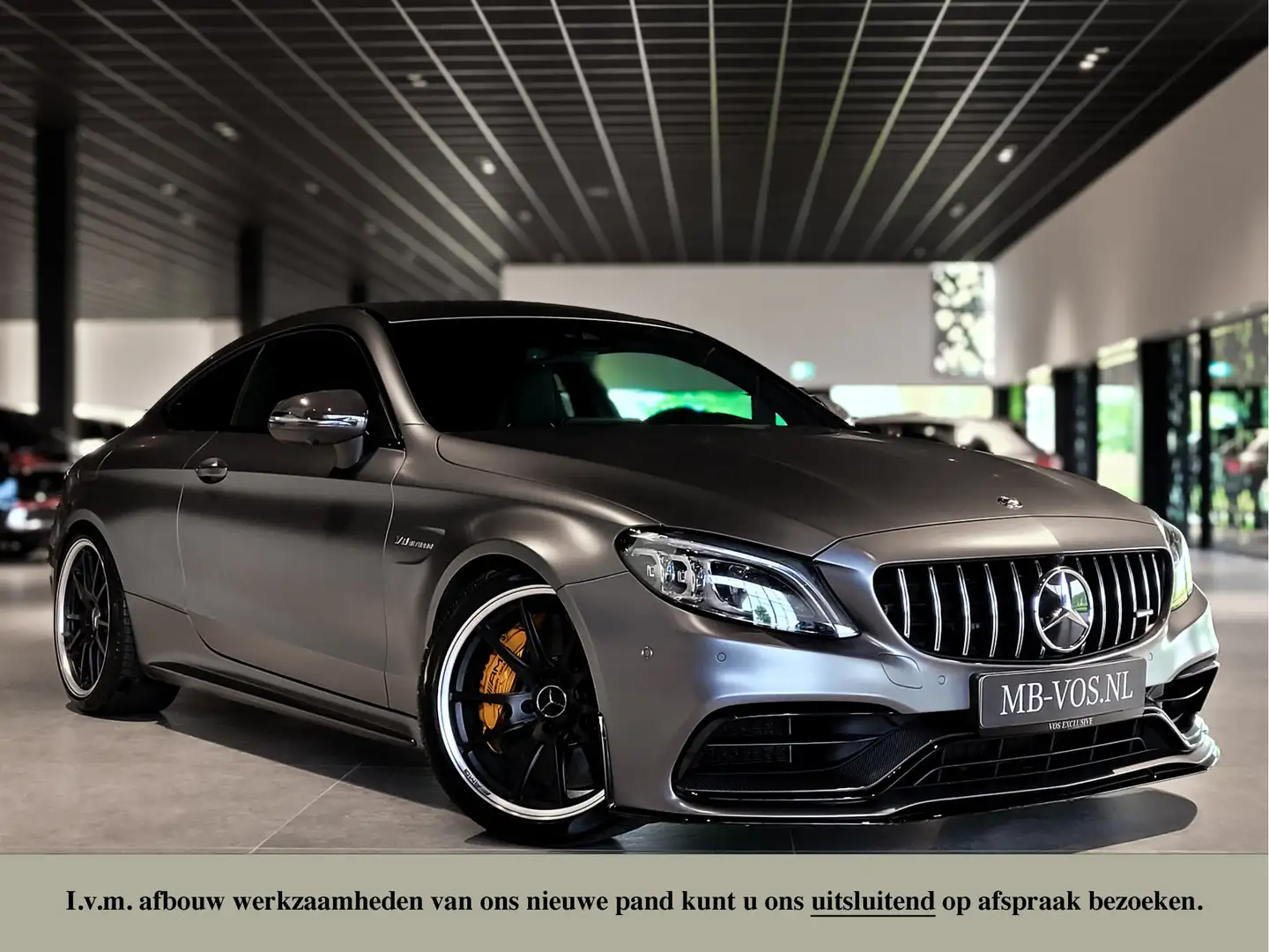 Mercedes-Benz C 63 AMG Coupé S Ceramic|Matte lak|Aerodynamica|Full Carbon Grijs - 1